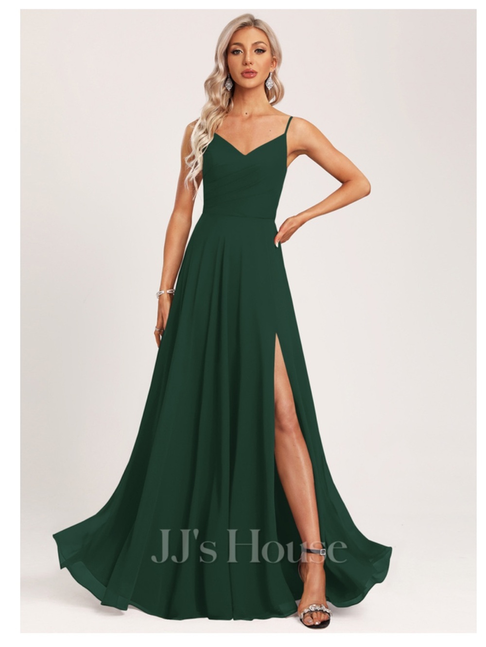 JJ's House Rukia
Hunter Green A-line Chiffon Dress